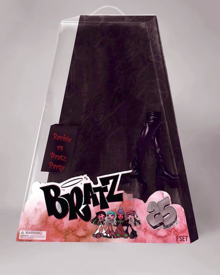 BRATZ Doll Template Box #1 (RED)