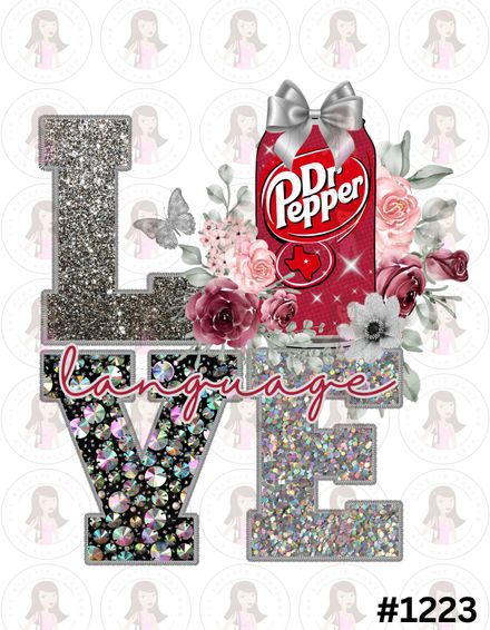 Digital Design Love Language Dr. Pepper #1223