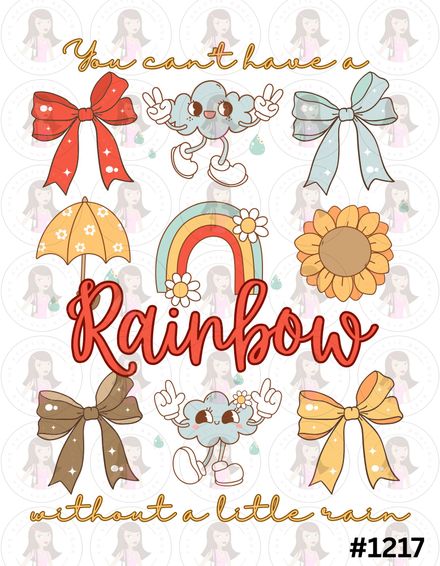 Digital Design Retro Rainbow #1217