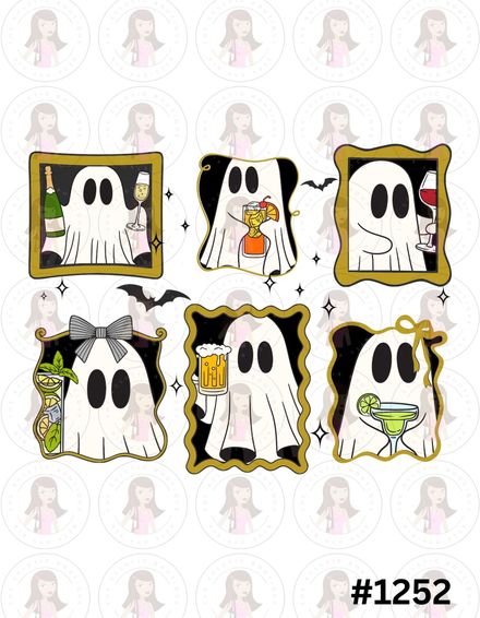 Digital Design Drinking Ghosts in Frames #1252