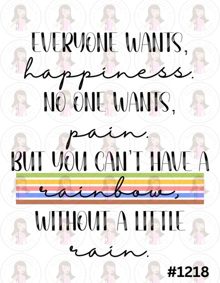 Digital Design Rainbow Without A Little Rain #1218
