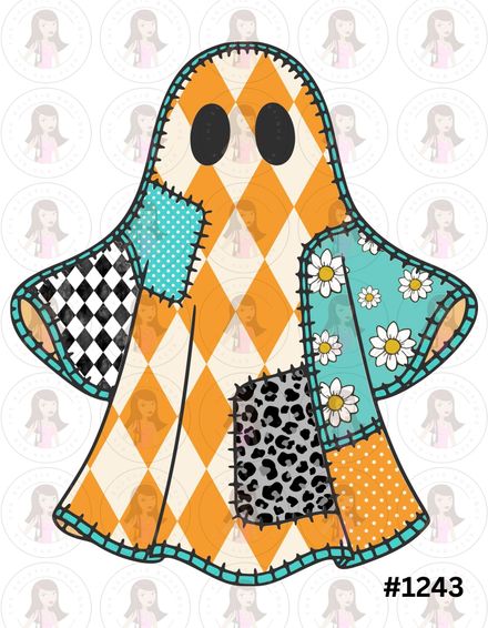 Digital Design Patchwork Ghost #1243