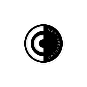 OnionDAO - round sticker