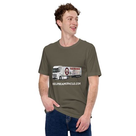 Pack the Big Rig Unisex Staple Tee (Army, Black, Black Heather, Dark Grey Heather)