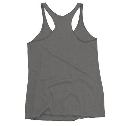 Pack the Big Rig Women&#x27;s Racerback Tank Top (Grey + Black)