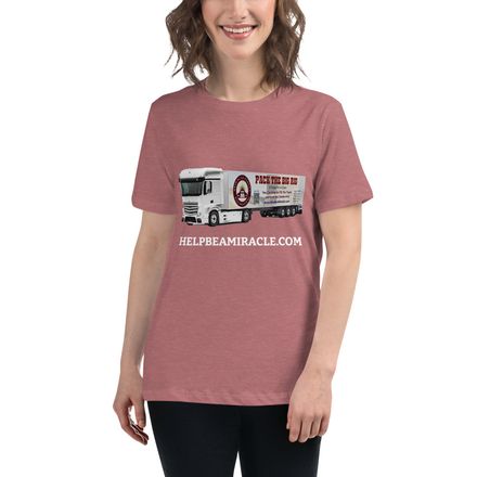 Pack the Big Rig Women&#x27;s Relaxed Tee (Black, Heather Mauve &amp; Dark Grey Heather)