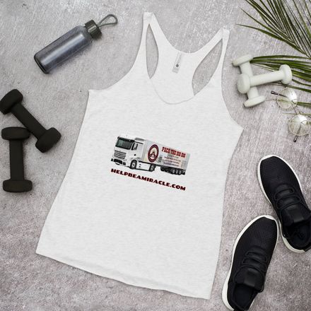 Pack the Big Rig Women&#x27;s Racerback Tank Top (White)