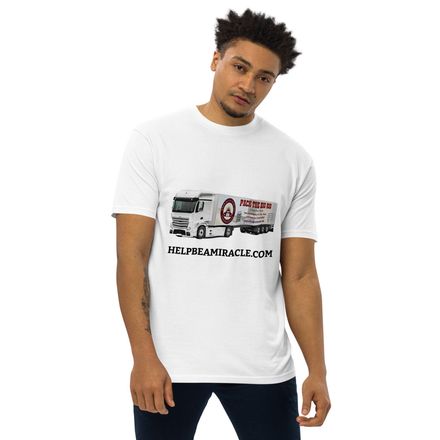 Pack the Big Rig Heavyweight Tee (White + Grey)
