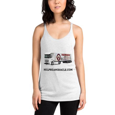 Pack the Big Rig Women&#x27;s Racerback Tank Top (White)