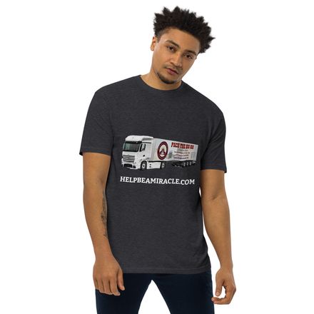 Pack the Big Rig Heavyweight Tee (Black + Charcoal)