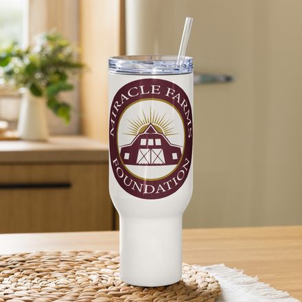 Miracle Farms Foundation Travel Mug with Handle