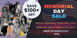 Artist Manager + Booking Agent Directory