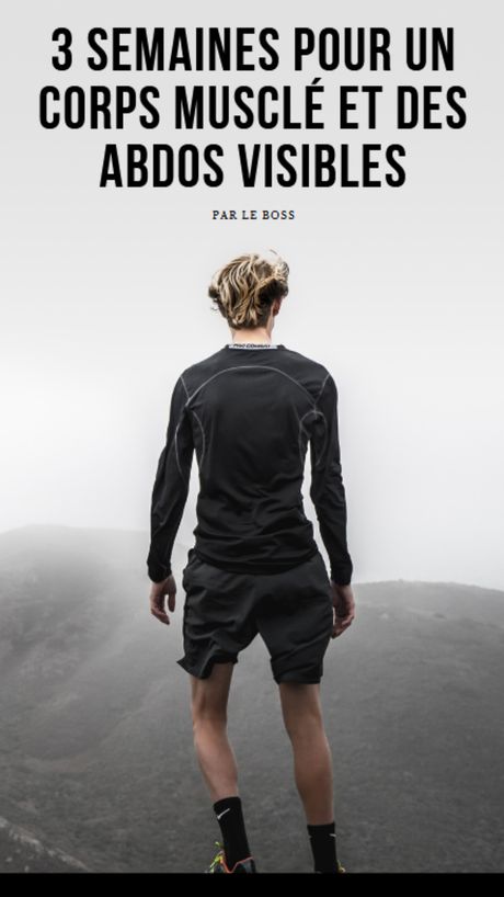 3 SEMAINES POUR UN CORPS MUSCLÉ ET DES ABDOS VISIBLES
