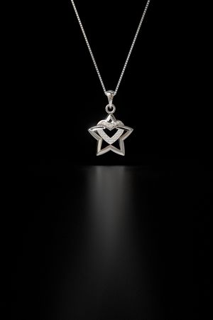 Heart and Star Pendant-Necklace - SAL Jewelry Pendant 016