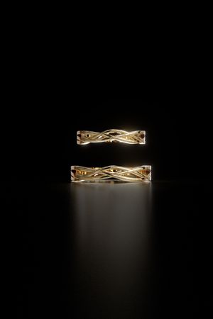 Couple Rings 3D Model 022 for Jewelry Casting  | STL File for 3D Printing