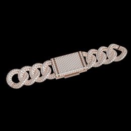 16mm cuban chain with lock box full diamonds 3D print model