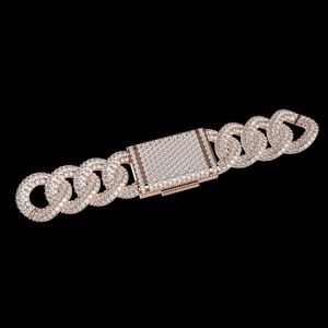 16mm cuban chain with lock box full diamonds 3D print model