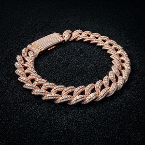 FULL Curved Lock BOX 18mm Wide SOLID CUBAN Link Chain - 9 Inch 3D print model