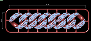 20mm Wide CUBAN Link Chain - SOLID FOR BRACELETS OR NECKLACE