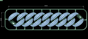 18mm Wide CUBAN Link Chain - SOLID FOR BRACELETS OR NECKLACE