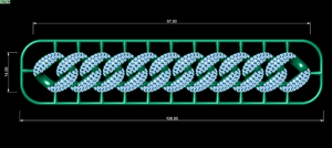 14mm Wide CUBAN Link Chain - SOLID FOR BRACELETS OR NECKLACE