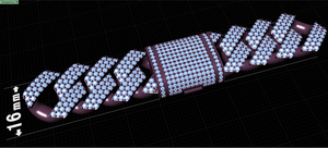 16mm Wide Link Chain - FULL LOCK BOX CUBAN - SOLID