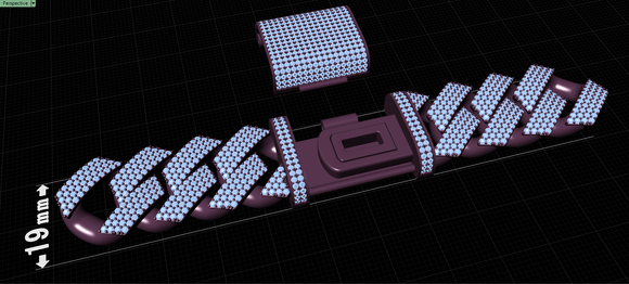 19mm Wide Link Chain - FULL LOCK BOX CUBAN - SOLID