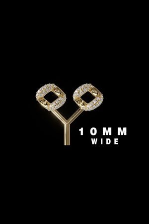 Luxury Diamond 10mm Cuban Chain Link Connector – 3D Jewelry Design STL File