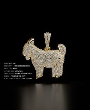 GOAT Pendant-Necklace - SAL Jewelry Pendant 071