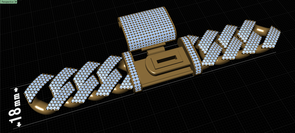 18mm Wide Link Chain - FULL LOCK BOX CUBAN - SOLID