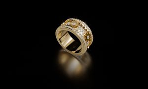 SAL Jewelry Men Gear Ring in High - 3D print model