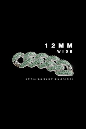 Luxury Diamond 12mm Cuban Chain Link Connector – 3D Jewelry Design STL File