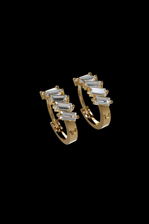 Hoop Earrings 3D Model – Luxury Minimalist Jewelry CAD File 005