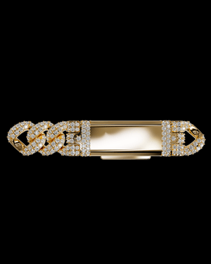 SAL Jewelry FULL LOCK BOX 10mm Wide SOLID CUBAN Link Chain - 3D print model