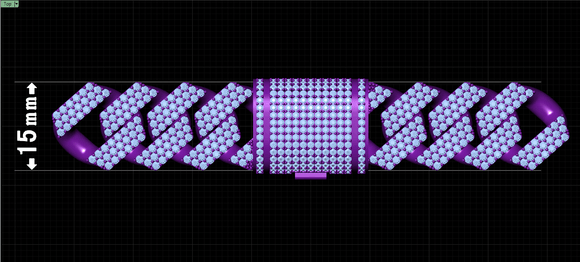 15mm Wide Link Chain - FULL LOCK BOX CUBAN - SOLID