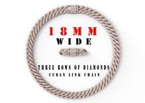 SAL Jewelry FULL LOCK BOX 18mm Wide CUBAN Link Chain - SOLID 3D print model