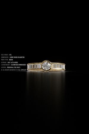 SAL Jewelry 015 - Women Ring - 3D print model