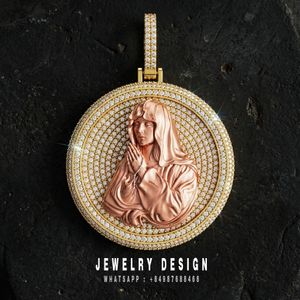 Virgin Mary - Pendant - Necklace 3D print model