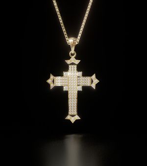 Luxury Cross Pendant Design - SAL Jewelry Cross 001