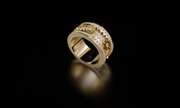 Inner diameter 20 mm Men Gear Ring in High 3D print model