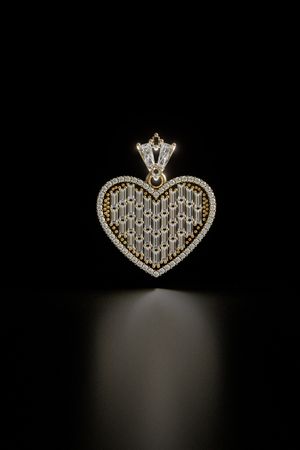 Heart Pendant-Necklace - SAL Jewelry Pendant 008