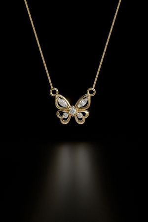 ButterFly Pendant-Necklace - SAL Jewelry Pendant 017
