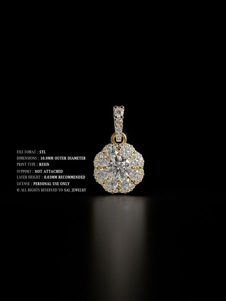 Pendant-Necklace - SAL Jewelry Pendant 053