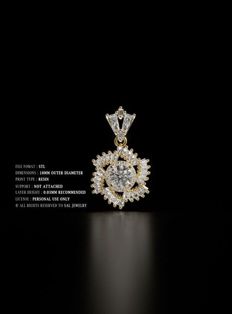 Pendant-Necklace - SAL Jewelry Pendant 052