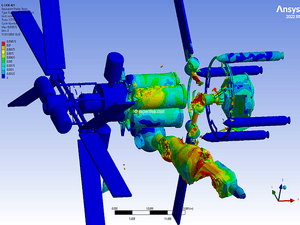 ANSYS Workbench 2022 R1 ANSYS WBPZ archive + 3D model for hypervelocity orbital collision