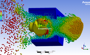 ANSYS  Workbench 2023 R1 solved WBPZ file and 3D model for tricone drilling sand