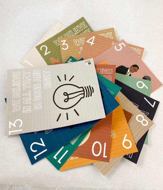 Simplified Articles of Faith Flashcards &amp; Matching Game
