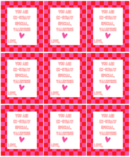 Ex-&quot;Straw&quot; Special Valentine&#x27;s Day Cards