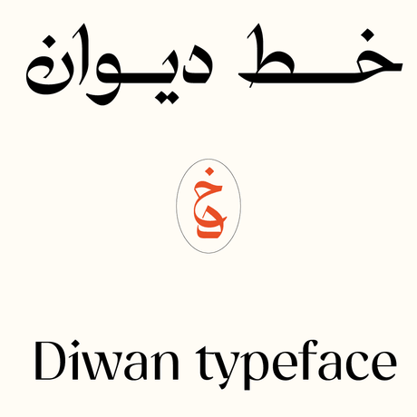 خط ديوان - نسخ - Diwan typeface