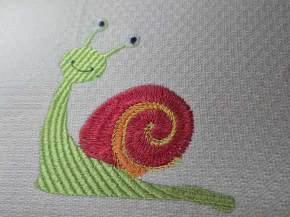Schnecke gelb